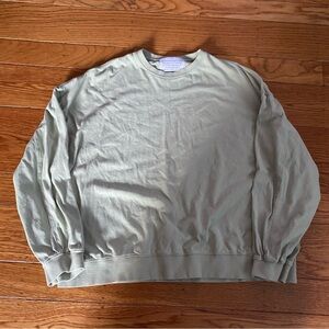 Stylenanda Green Relaxed Long Sleeve